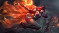 The updated Ahri Foxfire Splash Art (Image via Riot Games)